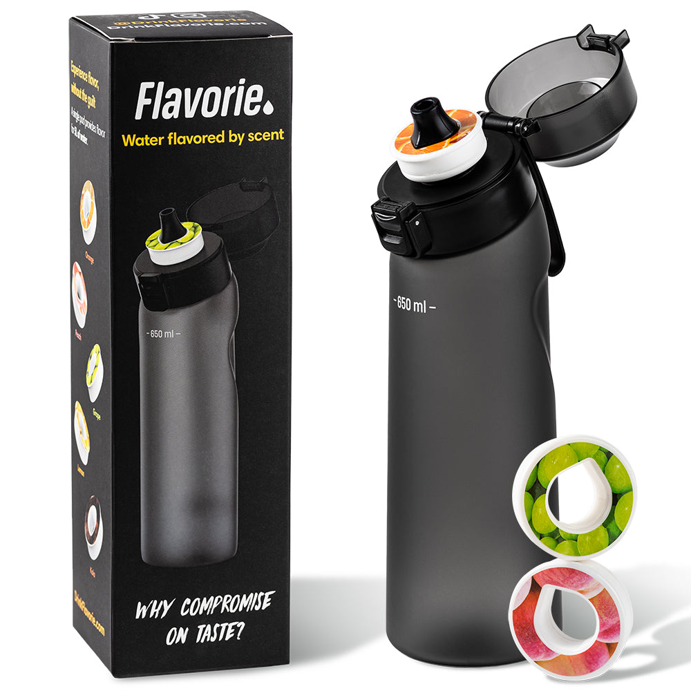 Air Up Water Bottle Steel Edition + 2 Flavour PODS Cheery And Peach & free  3 Pod